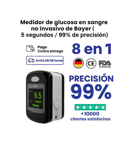 Monitor de Glucosa No Invasivo | Uso Doméstico